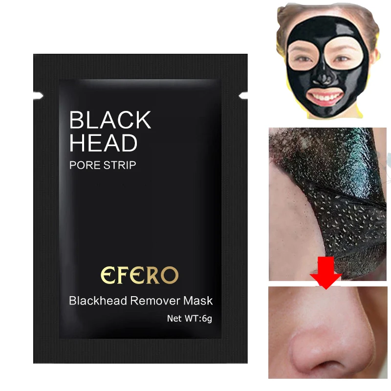 EFERO удалитель черных точек маска черная маска для лица Уход за проблемной кожей шелушиться черная маска от черных точек уход за кожей 3/5/7/10/15 упаковок