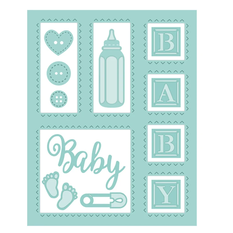 

BABY Supplies Frame Steel Metal Cutting Dies For DIY Scrapbooking Embossing Paper Card Making Decorative Craft Die Cuts New 2018
