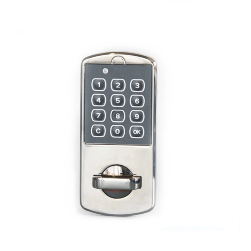 DIY dry battery waterproof keybord metal sheel locks Store