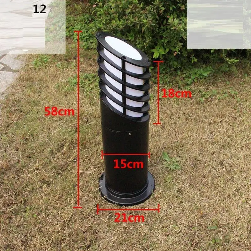 Светильник ing Luce Para Lampara Terraza Y Tuinverlichting Tuinlamp Ogrodowe Luz Decoracion, наружный светильник, садовый светильник - Испускаемый цвет: Version D