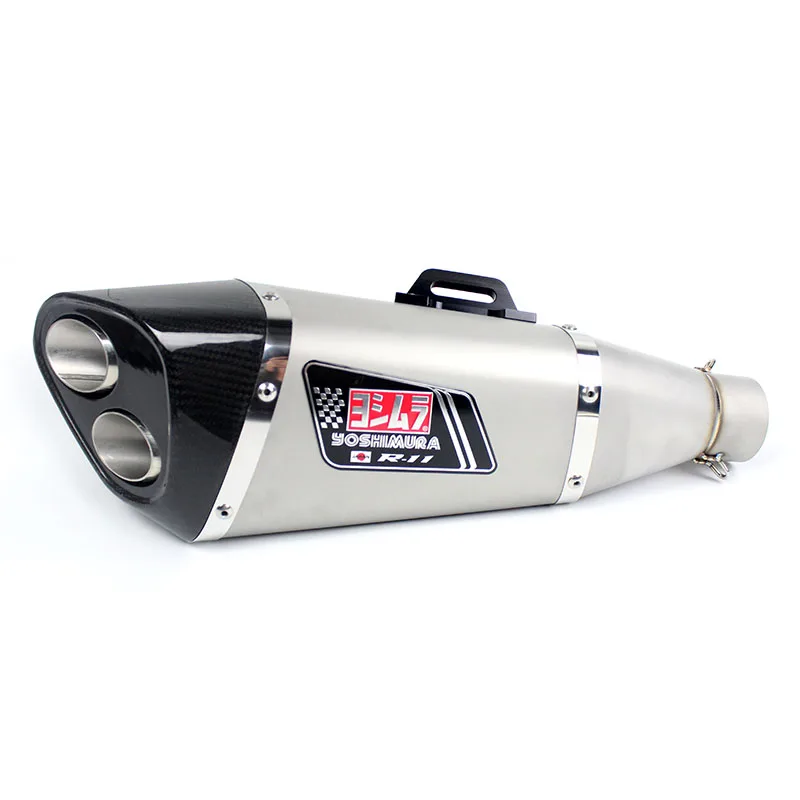 Akrapovic Moto Universel Tubo De Escape Мотоцикл выхлопная труба с двойным отверстием дБ убийца