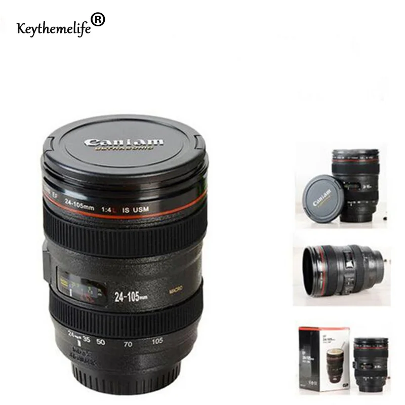 Creative Watter Bottle 24 105mm 11 SLR Camera Lens Kettle Plastic