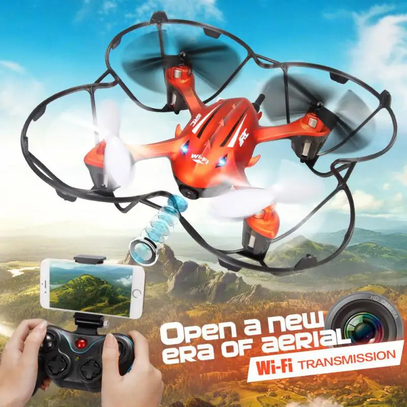 Buy Cheap Mini Fpv Quadcopter With Camera HD Wifi Real-time Transmission Dron Jjrc H6w Rc Drones Remote Control Toys Flying Rc Helicopter