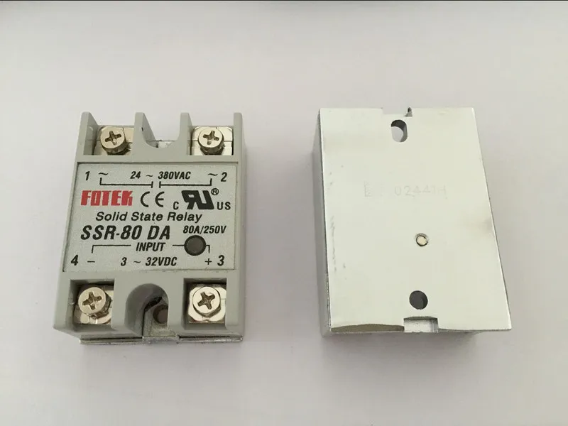 10 шт. SSR80DA реле 80A ssr от производителя выход 3-32VDC 24-380VAC | Обустройство дома