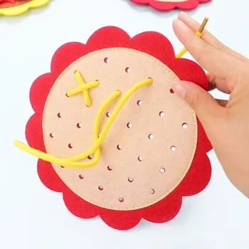 

Baby Kids Children Boy Girl DIY Toys Newborn Toddler Non-woven Cloth Learning Education Toy Children Gifts