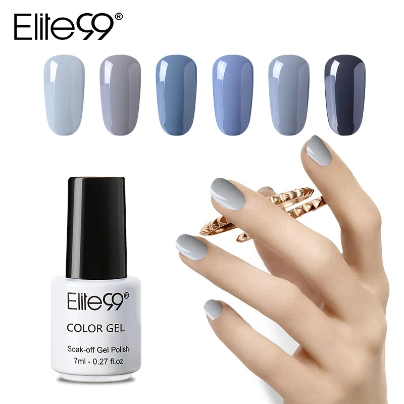 

Elite99 7ml Soak Off Gray Series UV Gel Nail Polish Long Lasting Nail Art Polish Salon Painting Gelpolish Pick 1 From 12 Colors
