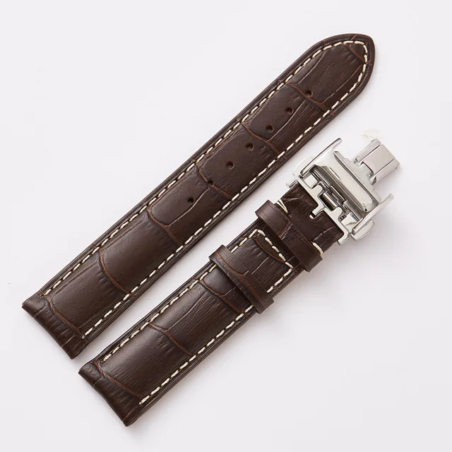 Genuine Leather Watchband Watch Strap for Longines MASTER COLLECTION