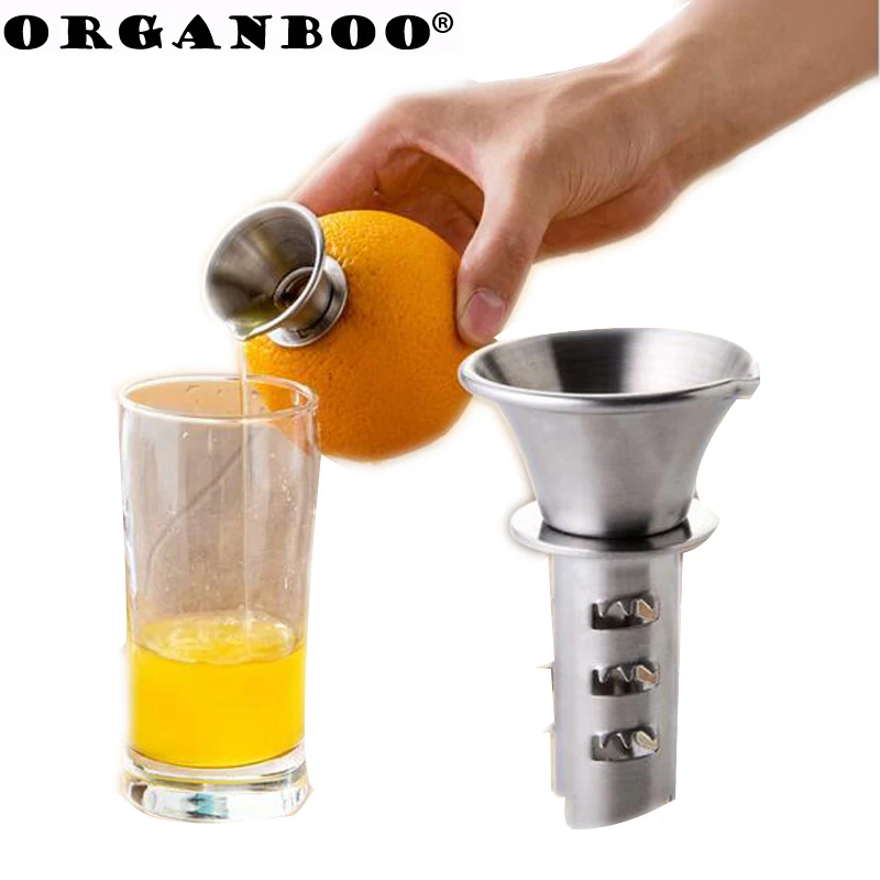 

ORGANBOO 1PC Stainless Steel Fruit Vegetable Tools Lemon Juicer Manually Squeezers Gadget The Goods For Kitchen