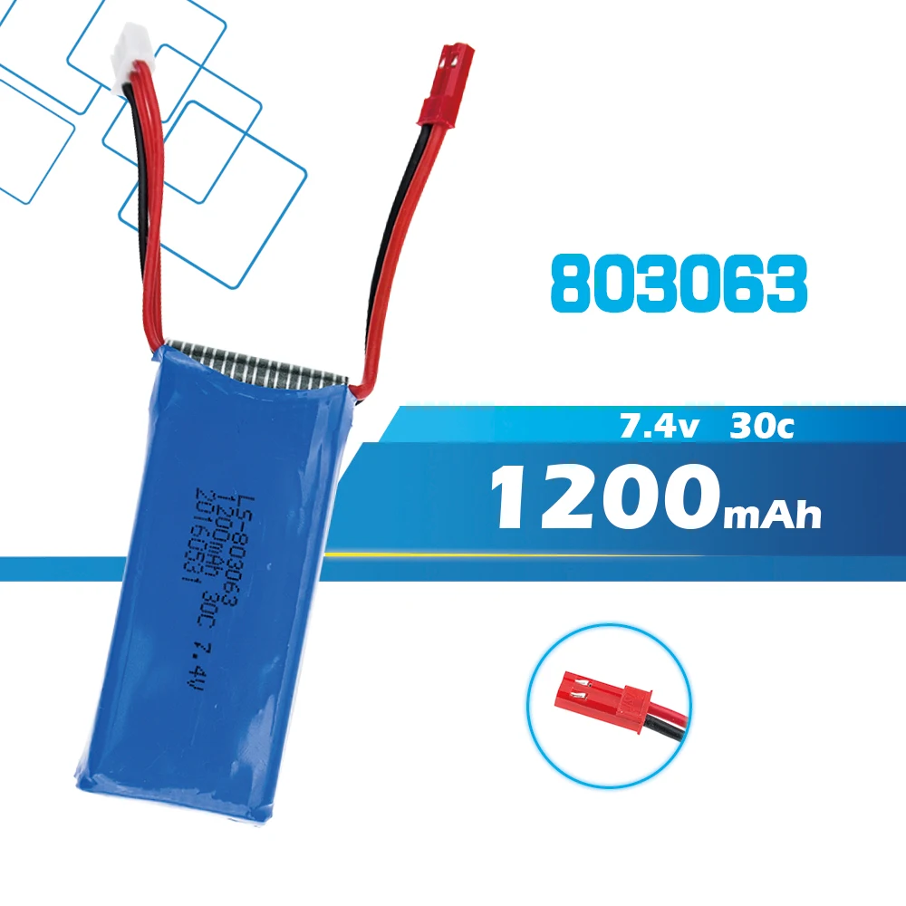 Лидер продаж Wltoys A949 A959 A969 A979 K929 7 4 В 1200 мАч 25C литий полимерный аккумулятор также