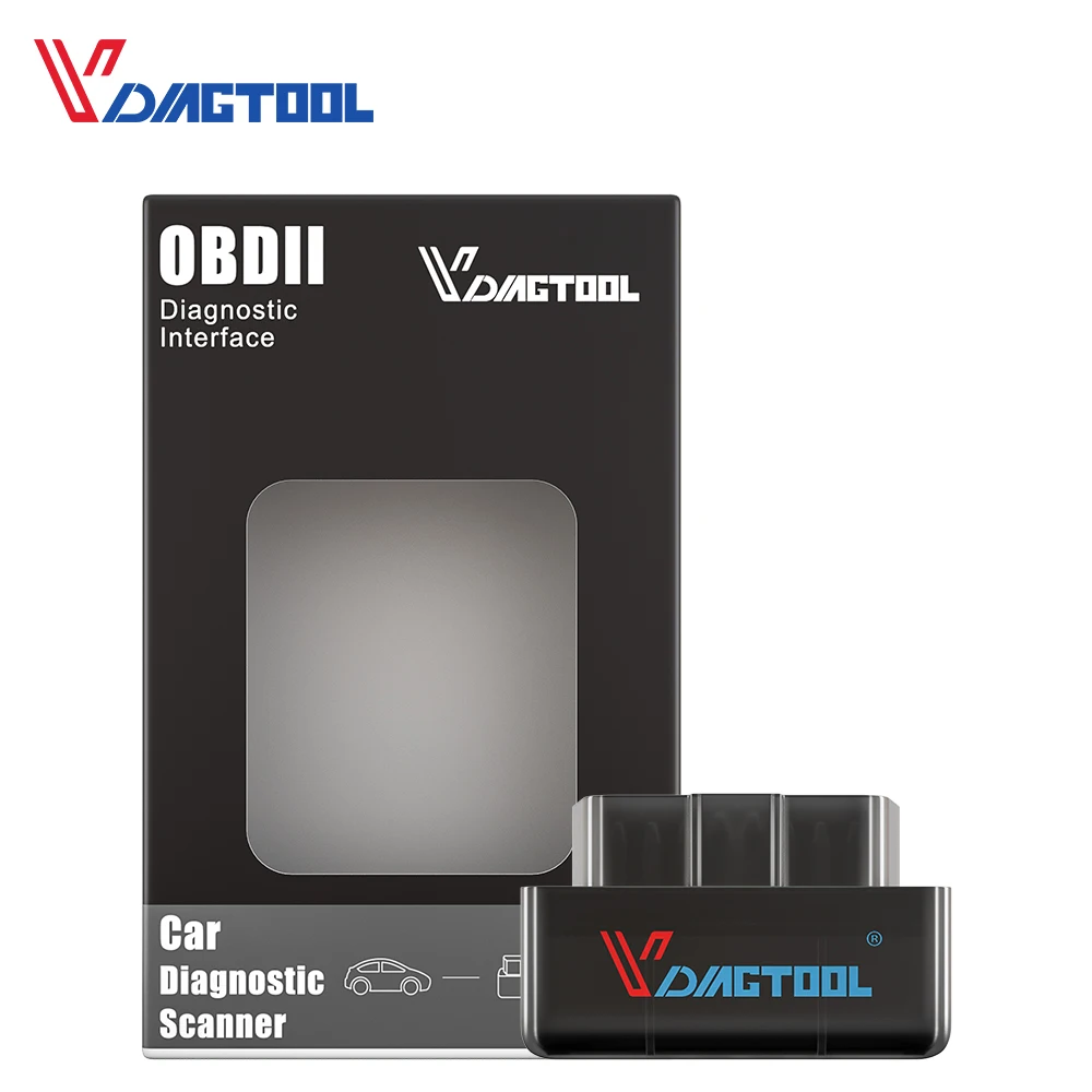 Vdiagtool OBD2 elm327 V1.5/V2.1 Bluetooth OBD2 elm327 считыватели кодов и сканирующие инструменты автоматический диагностический инструмент сканер адаптер obd-ii