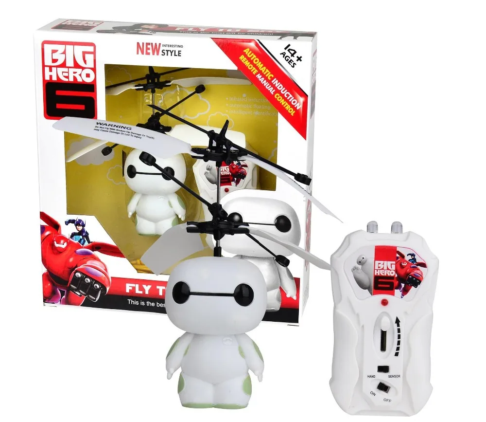 New 2015 Baymax Flying Resistant Shatter Mini Remote Control Aircraft 2Ch RC Helicopter Kids Electronic Toy