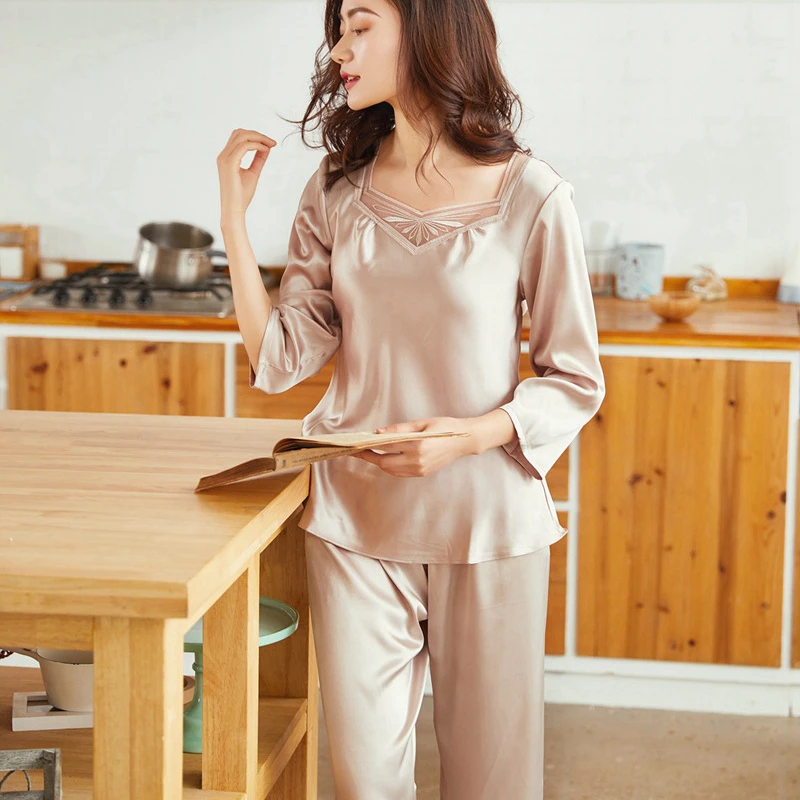 silk night suit