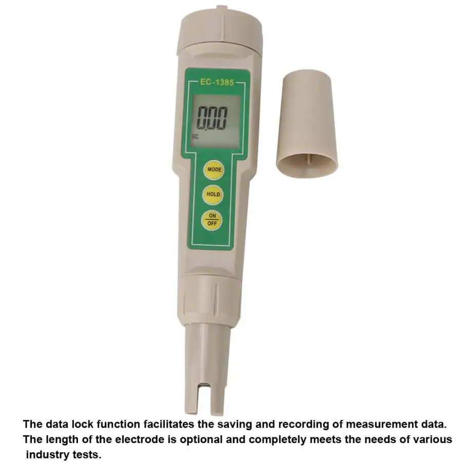 EC-1385 рН-метр 3 в 1 EC/CF/полное растворение твердых тел тестер/качество воды цифровая Гидропоника рН-метр