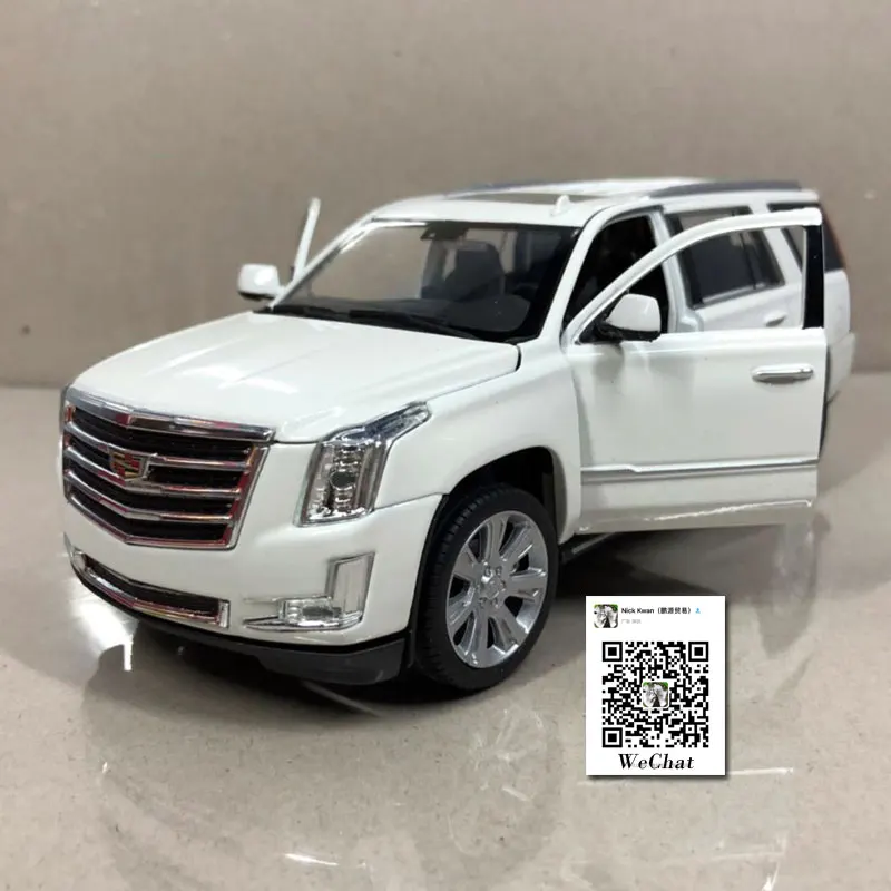 WELLY 1/24 масштабная модель автомобиля игрушки Cadillac Escalade SUV литая под давлением металлическая модель автомобиля игрушка для коллекции, подарка, детей