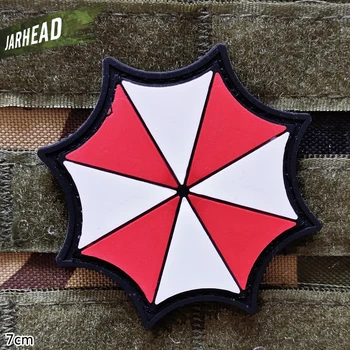 

Umbrella Military Pvc Patches Velcro Rubber Armband Tactical Badge Personality For Backpack Hat Clothes
