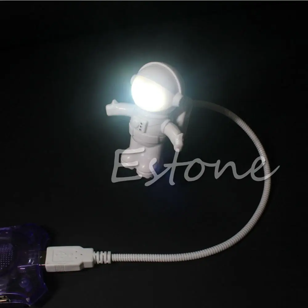 Spaceman Astronaut Mini Flexible Led Bulb Light Table font b Gadgets b font font b USB