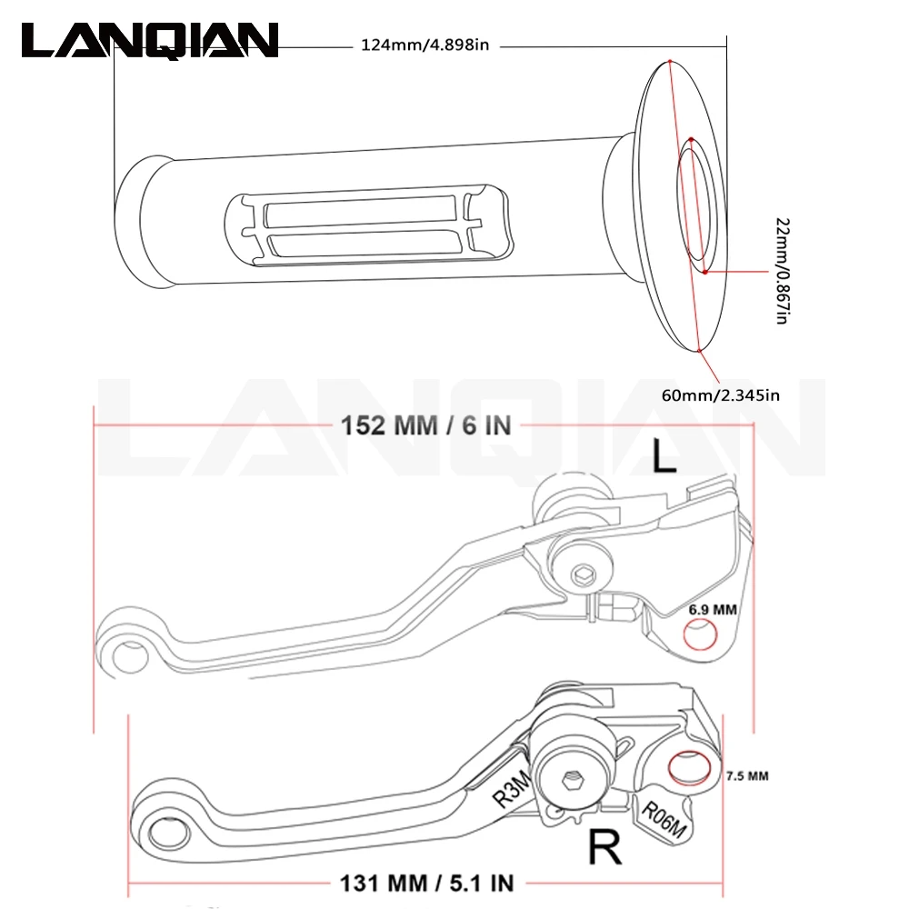 ЧПУ Шарнирный рычаг и резиновая штыри для Honda 65SX/XC 85/150SX/XC 2004-2011 2012 2013 мотоцикла тормозной рычаг сцепления