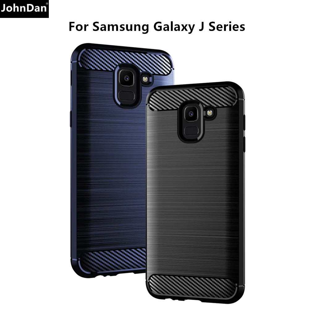 

TPU Case For Samsung Galaxy J4 J6 J7 J8 J5 J3 J2 Pro Plus Prime Duo 2018 2017 Carbon Fiber Ultra Thin Rubber Silicone Case Cover