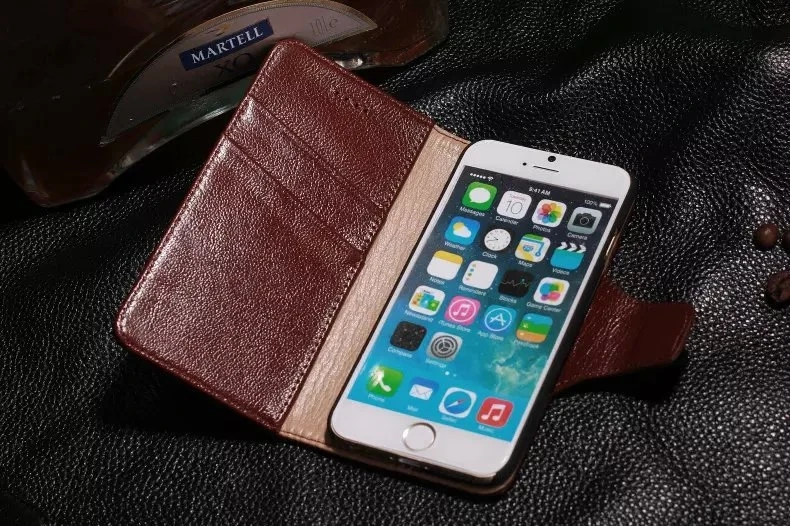 Настоящая сумка из натуральной кожи чехол для iPhone 6 6 S карман для карт Подставки Натуральная Воловья кожа чехол для телефона для iphone6 plus