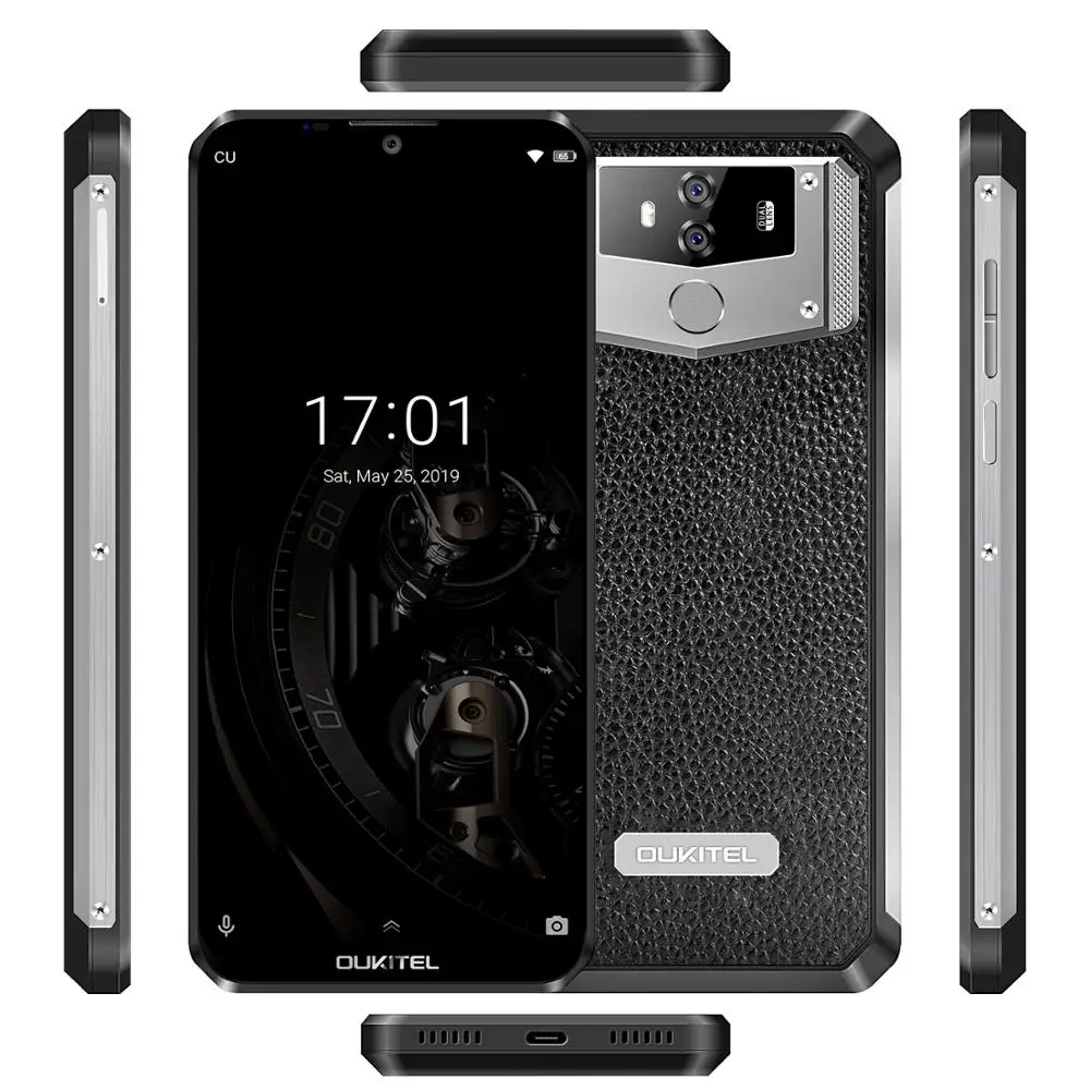 OUKITEL K12 6G RAM 64G ROM Android 9 0 мобильный телефон 6 3 дюйма 19 5: MTK6765 10000 мАч 5В/6A смартфон с