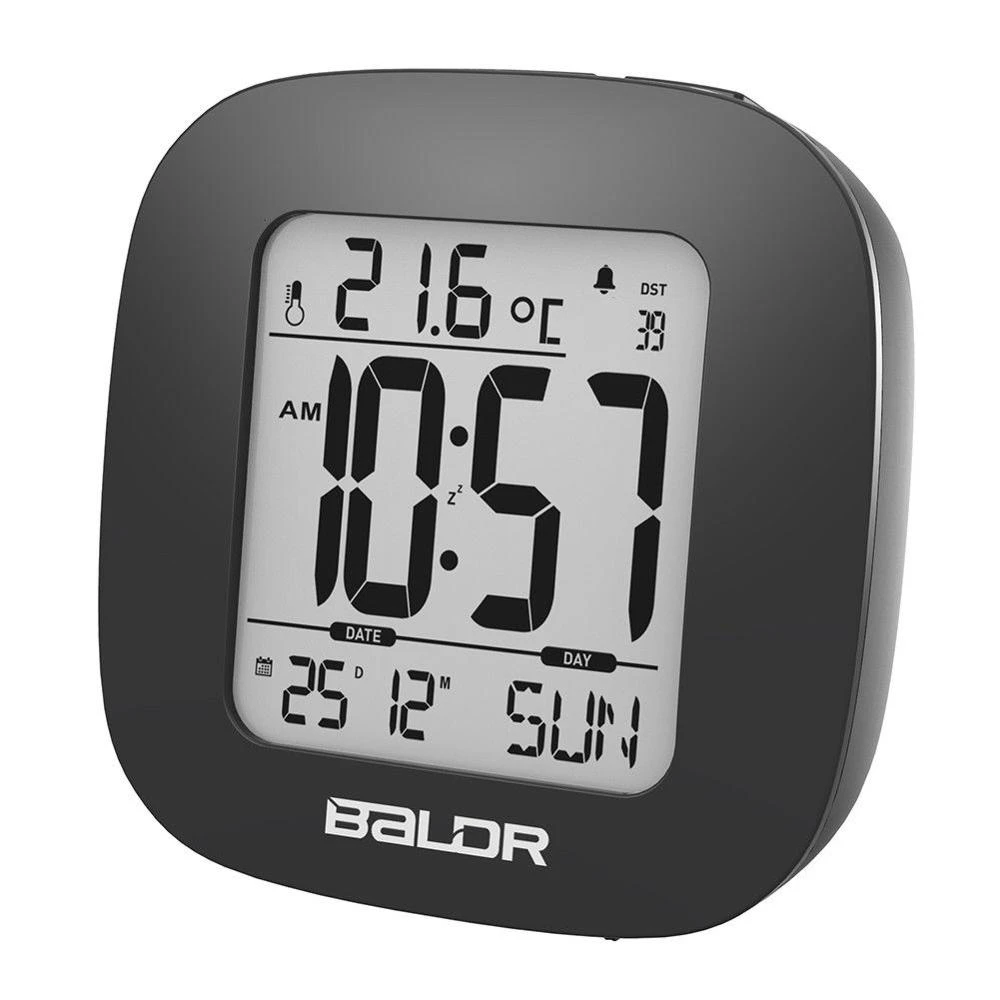 Baldr Mini Digital Alarm Clock Time Temperature Display Calendar Function Travel Clocks Snooze And White Backlight Table Clock Clock For Desktop Computer Clock Stockclock Table Aliexpress