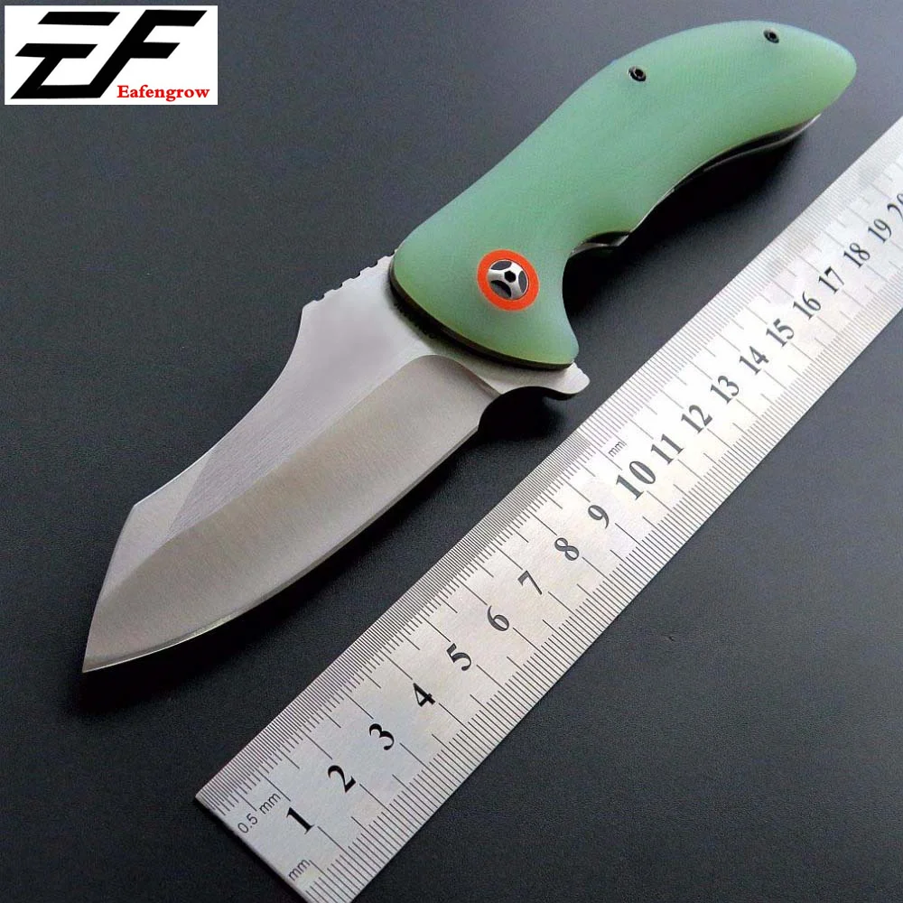 

Eafengrow C212 Folding Knife CPM S30V Steel G10 Handle Tactical Survival Knives Outdoor Camping Tool knife EDC pocket knife