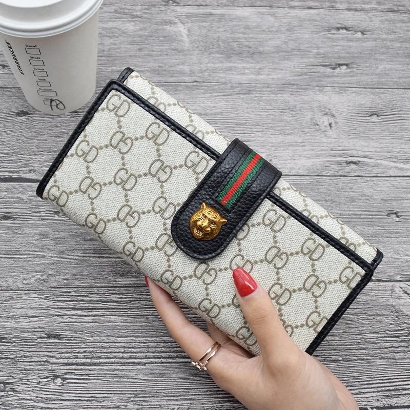 Carteras de pulsera de diseñador de marca para muchos departamentos, cartera mano para mujer, bolso de mano y largo para mujer|Carteras| - AliExpress