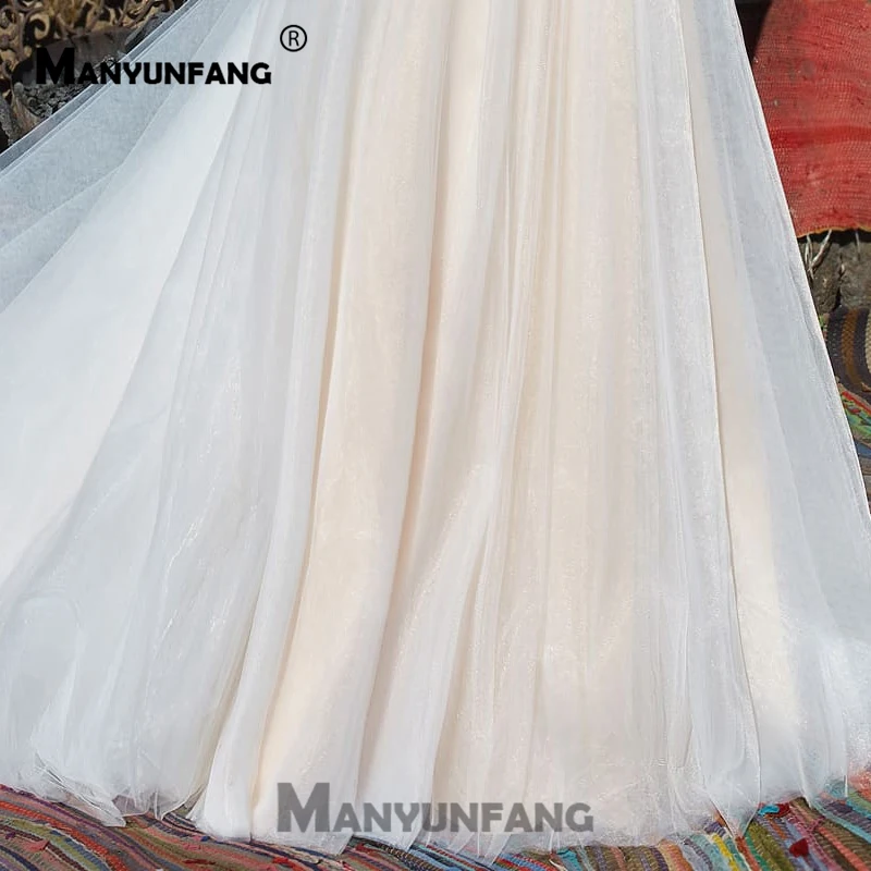 Горячая Распродажа, Gelinlik Vestido De Noiva A Line кружевное свадебное платье белого цвета слоновой кости свадебное платье Robe De Mariage Casamento