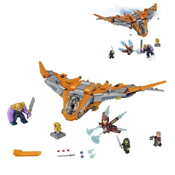 

76107 Legoings Marvel Avengers Super Heroes Infinity War Thanos Ultimate Battle Building Blocks Toys For Children drop shipping