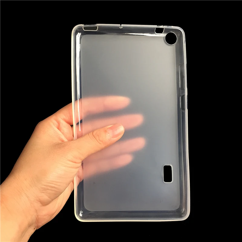 

GUKEEDIANZI Soft Silicone Tablet Case For Huawei MediaPad T3 7.0 Wifi Version BG2-W09 7 Inch BG2-W09 7" Matte Transparent Cover
