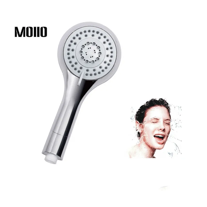 MOIIO New Design Hand Held Shower Head Chrome 5 Jets Outlets Watersaving Shower with Best Quality High Pressure Shower Head MOIIO New Design Hand Held Shower Head Chrome 5 Jets Outlets Watersaving Shower with Best Quality High Pressure Shower Head