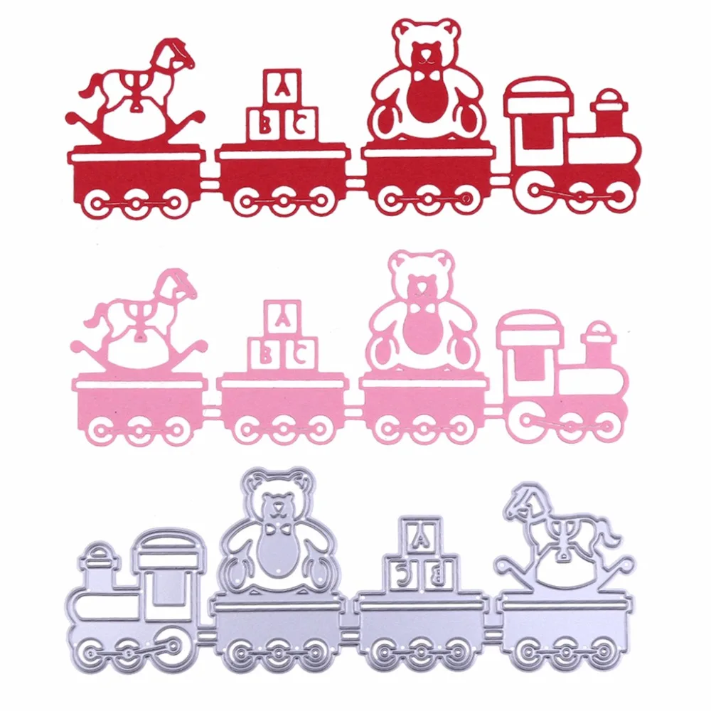 

Train Metal Cutting Dies Stencil For DIY Scrapbooking Embossing Paper Card Decor Craft Dies