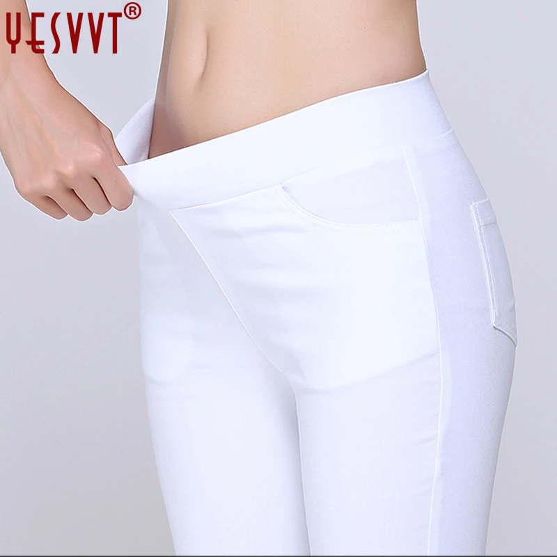 Брюки Белые Женские Летние Стрейч Купить