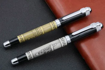 

JINHAO 189 Black Silver Chinese style tripod with two handles Trim Fountain Pen