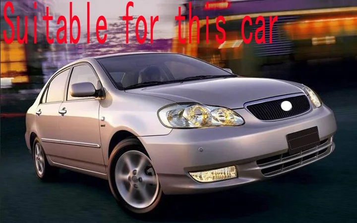 Для Защитные чехлы для сидений, сшитые специально для Toyota Corolla AE120 2001 2002 2003 2004 2005 2006 Пластик внешний козырек вентиляционные шторы окна Защита от солнца Дождь гвардии дефлектор