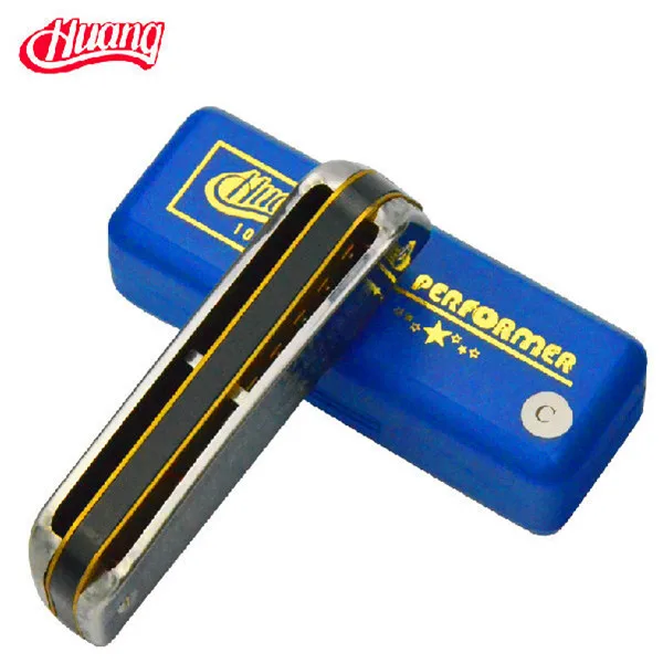 Armonica Diatonica Key of C Huang Harmonicas 10 отверстий Blues подходит для начинающих Instrumento Musicais Armonica Diatonica