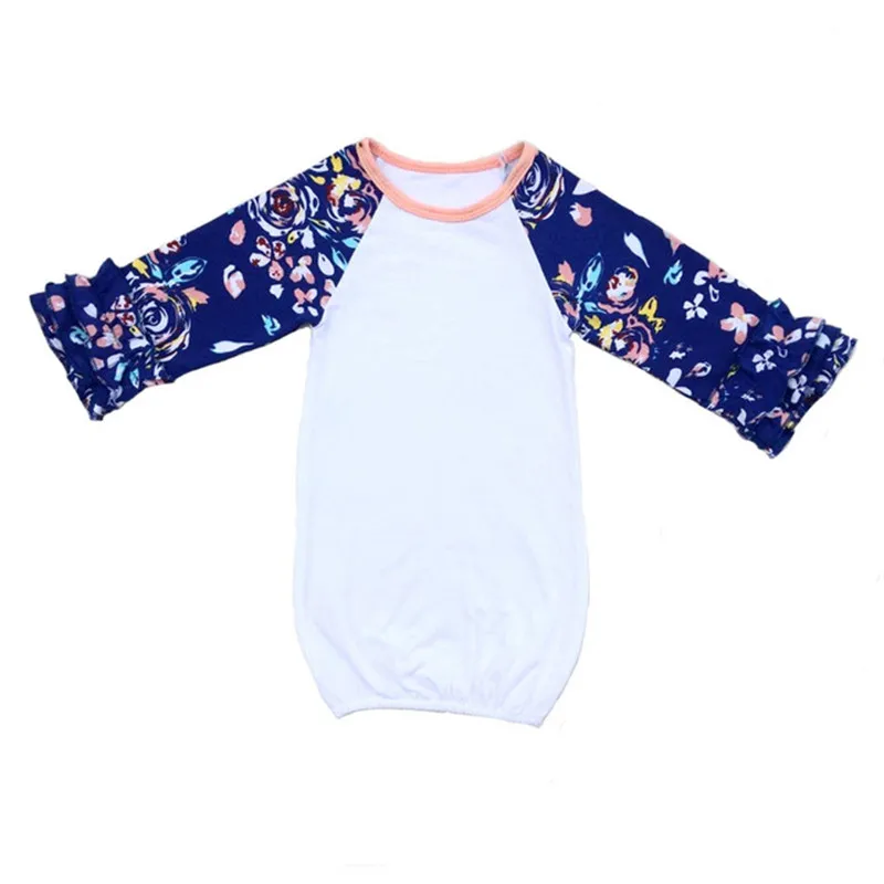 Новая сумка для новорожденных, спальный мешок, Детская ночная рубашка, Детские ночные рубашки с длинными рукавами и золотым принтом для девочек, детские пижамы, платья - Цвет: ZD BG0212