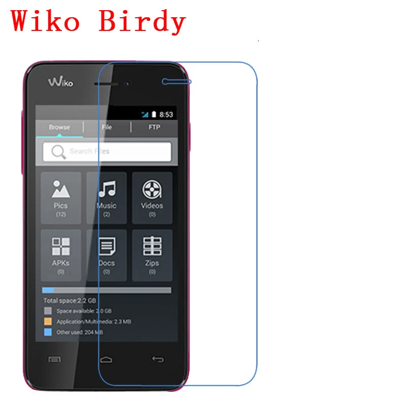 3-Pack) для Wiko goa(3-Pack) 9 H гибкий стеклянный протектор экрана