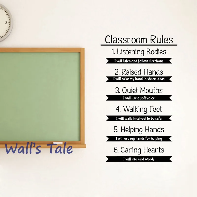 Classroom Rules Wall Sticker Classroom Decor