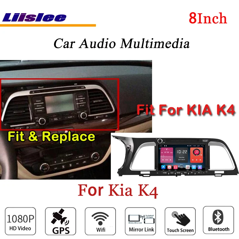 Clearance Liislee For Kia K4 - Car Stereo Android Radio CD DVD Player FM BT Wifi GPS MAP NAV Navigation 1080P System Original NAVI Design 0 Clearance Liislee For Kia K4 - Car Stereo Android Radio CD DVD Player FM BT Wifi GPS MAP NAV Navigation 1080P System Original NAVI Design 0