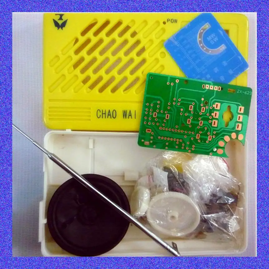 Xia ZX623 shortwave radio circuit with 938 type electronic parts