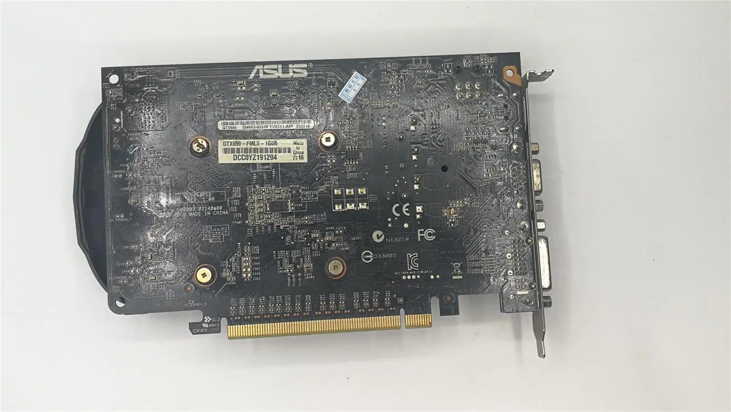 Б/у, оригинальная Видеокарта ASUS GTX 650 GPU 1 ГБ GDDR5 128 бит VGA карта для nVIDIA PC gaming прочнее, чем GT630, GT730