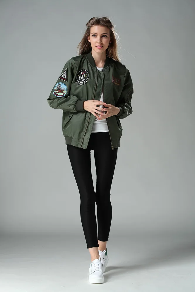 Mei FNG Womens Winter Short Bomber Coat Jacket Outerwear