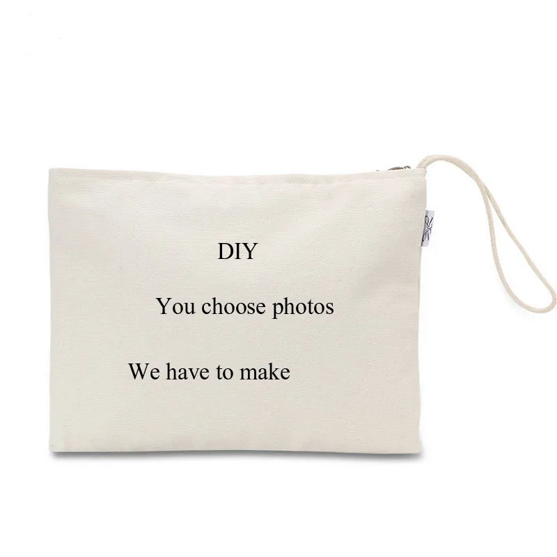 

Custom Print diy bag Solid Ipad bag Canvas Womens Handbags High Quality Only For Private