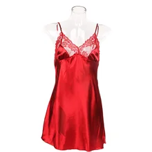 Женская сексуальная мягкая шелковая однотонная пижама из сатина, ночная рубашка, комплект, халат большого размера с длинными рукавами