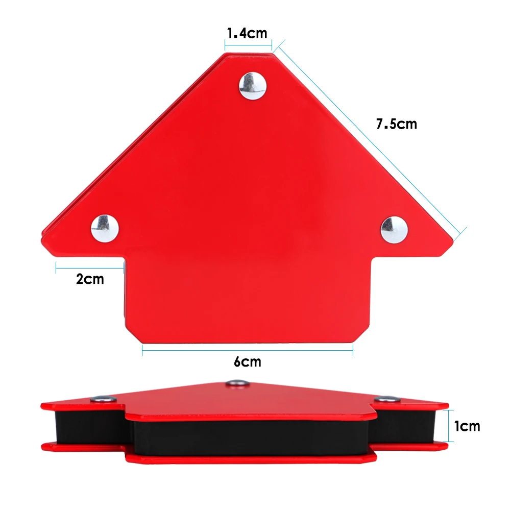 Сильный магнитный 25LB пайка локатор сварочный магнит держатель 3 угла треугольная стрела сварщик позиционер сварочный инструмент в сборе