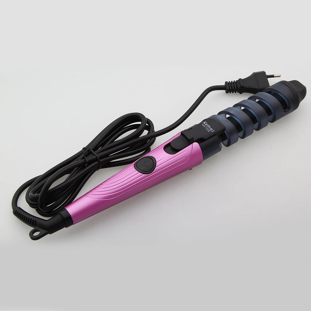 KEMEI Automatic Ceramic Curling Rron Electric Hair Curlers Rollers Hair ...