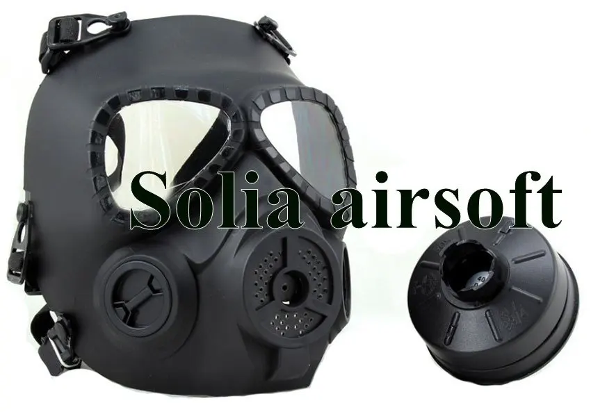 

GEN 4 M04 skull perspiration fog fan GAS mask Face protection Black