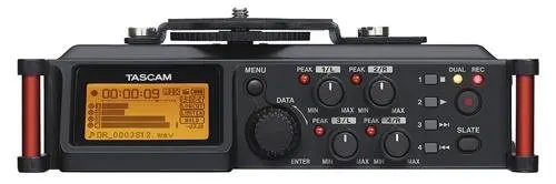 TASCAM DR-70D Профессиональный 4-канальный Регистраторы для SLR аудио микро-пленки запись четырехканальный Регистраторы и усилителей синхронный