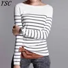 YSC Hot Sales Classic style Women's Knitted Cashmere Wool Sweater Black and white stripes Keep warm High-quality pullovers ► Photo 1/4